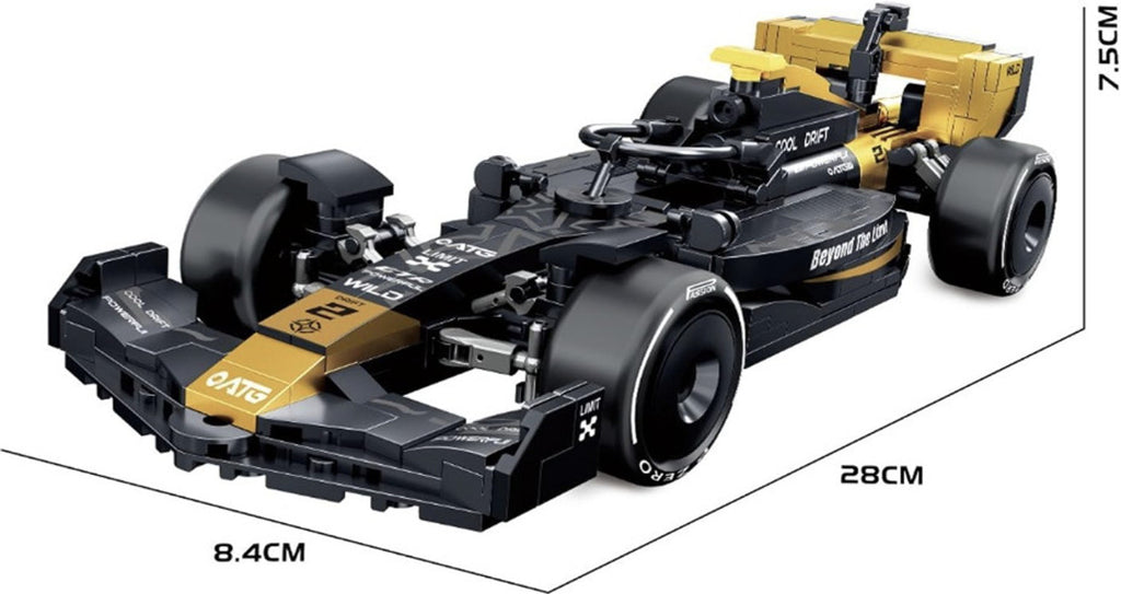 ThinkerPlace Speed F1 Building Set – 469 pcs, Yellow & Gold – view 2