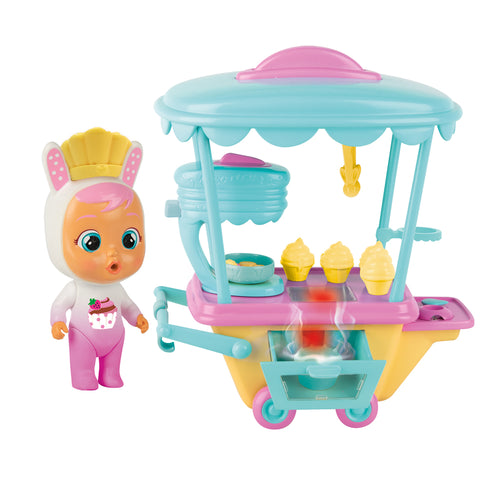 Cry Babies Magic Tears Coney's Bakery Cart 80867 - bakery cart and Coney doll