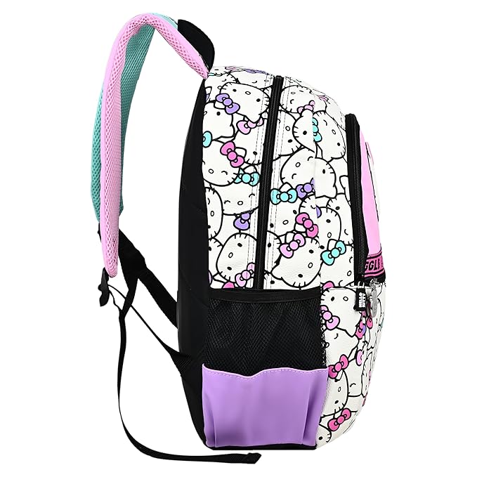 Smiggle Hello Kitty large school backpack - side bottle pocket