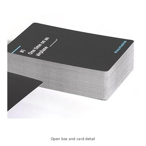 You Lie You Drink – Adult Party Card Game — Open box and card detail