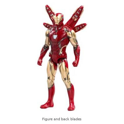 Iron Man Action Figure – 14 Inch — Figure and back blades