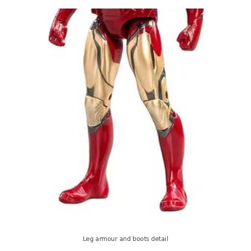 Iron Man Action Figure – 14 Inch — Leg armour and boots detail