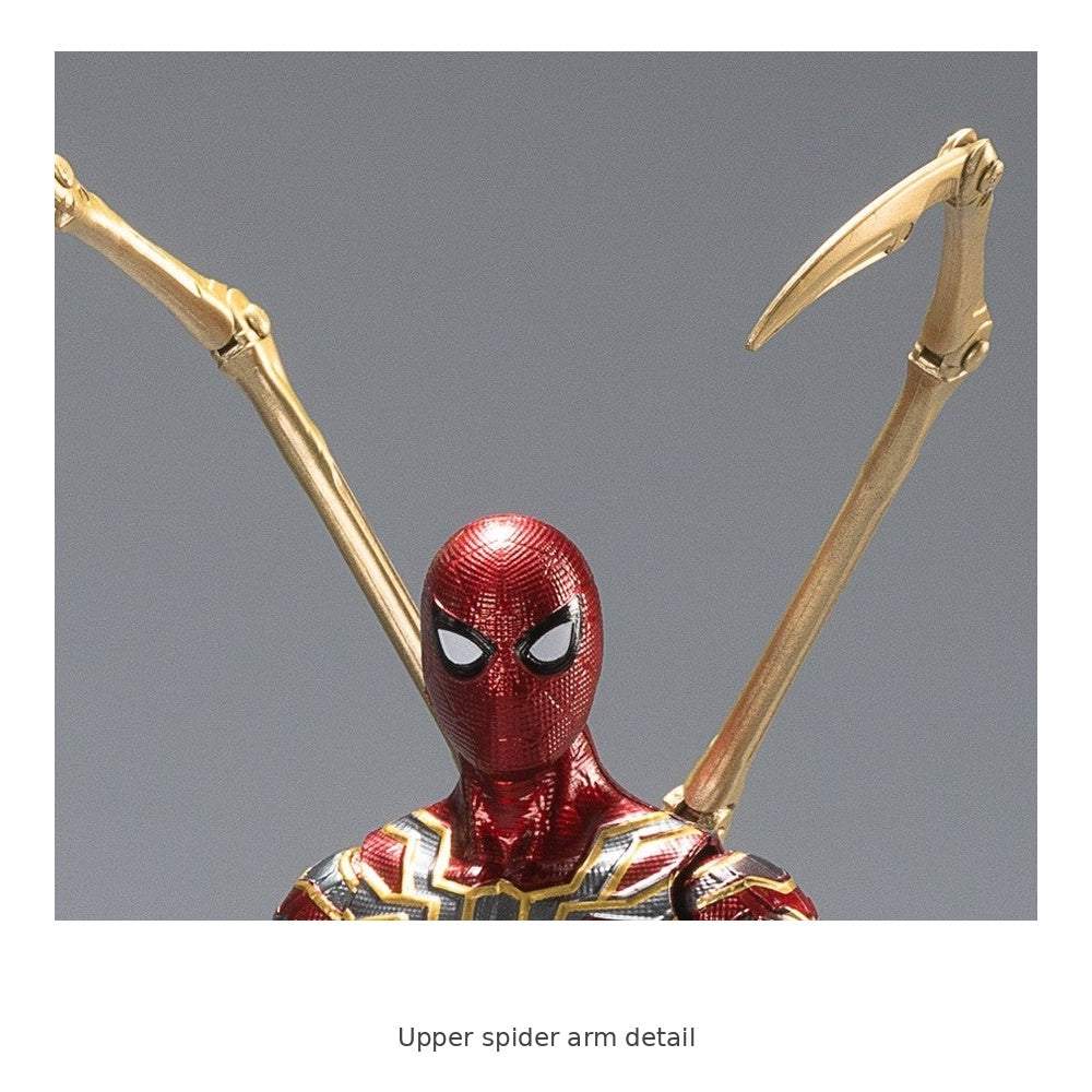 Iron Spider-Man Action Figure with Spider Arms – 7 Inch — Upper spider arm detail