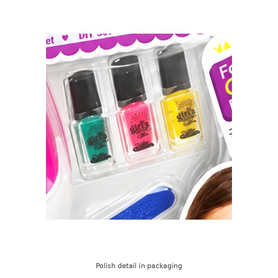 Nail Salon Manicure Activity Set — Polish detail in packaging