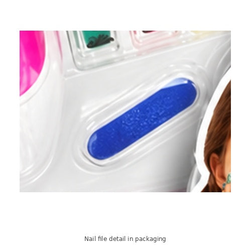 Nail Salon Manicure Activity Set — Nail file detail in packaging
