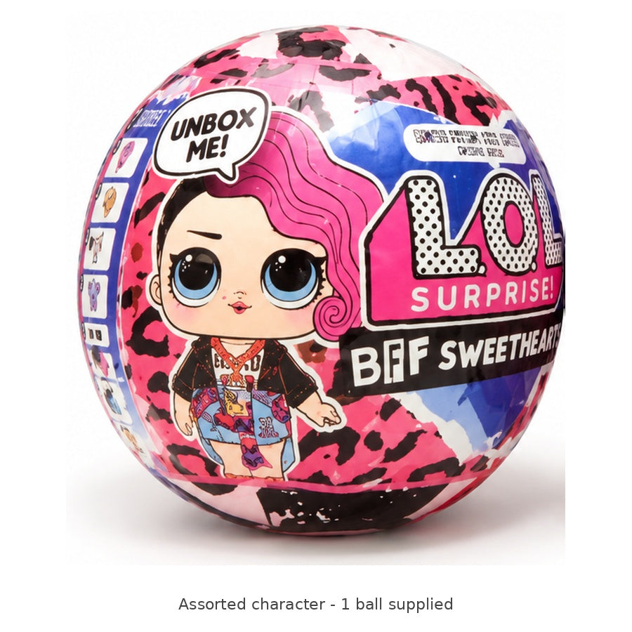 L.O.L. Surprise! BFF Sweethearts Doll Ball – 1 Pack — Assorted character - 1 ball supplied