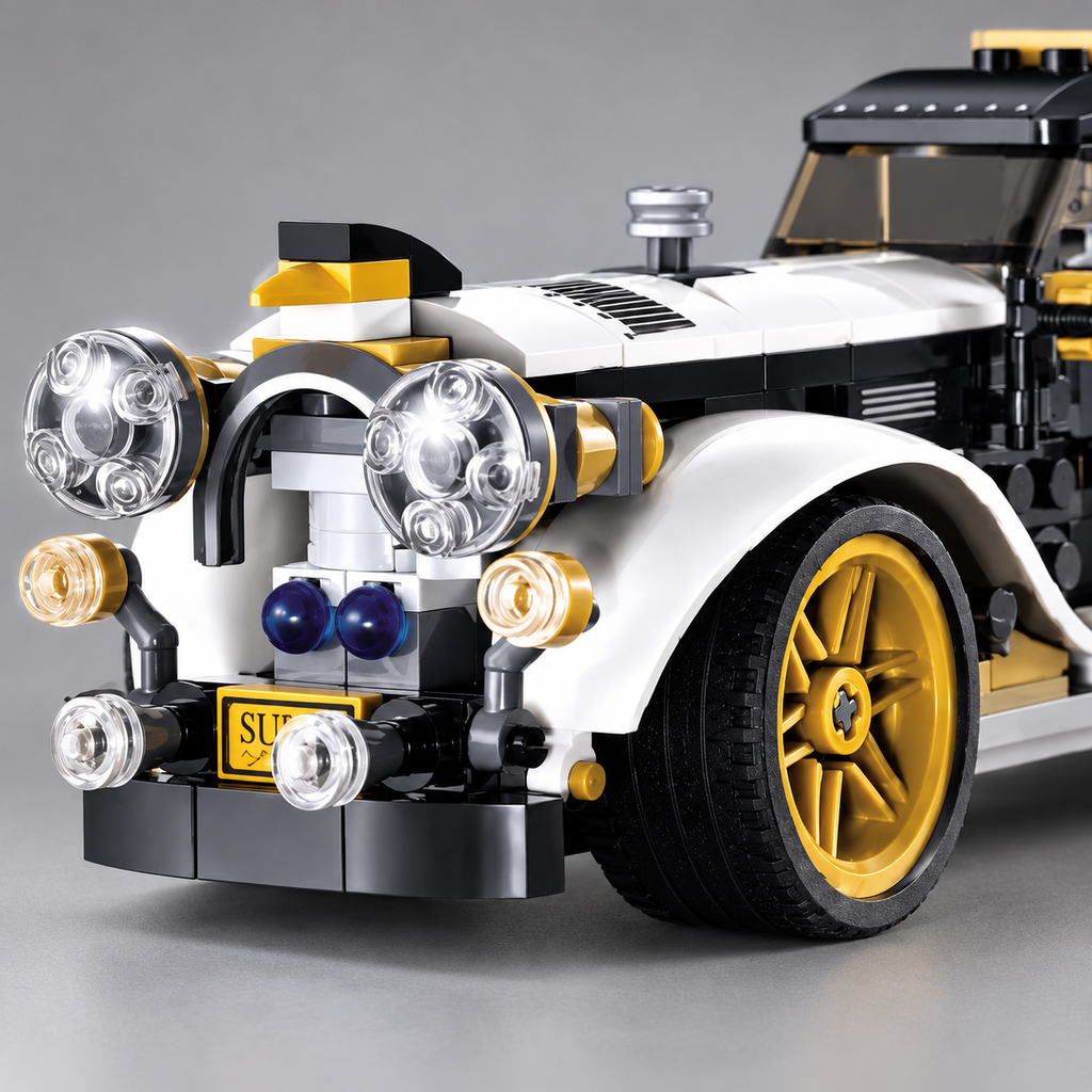 Batman Superhero Car Building Block Set – 7128 — close-up product details