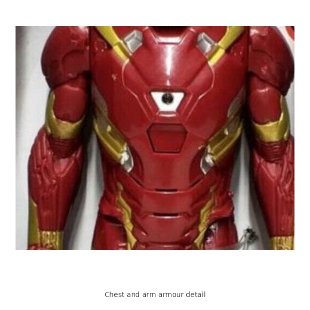 Iron Man Action Figure – 8818 — Chest and arm armour detail