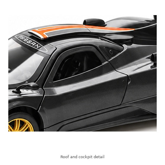 CCA Pagani Zonda Revolucion Model Car – 1:31 Scale — Roof and cockpit detail