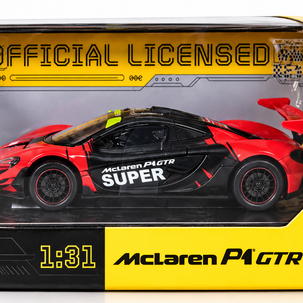 CCA McLaren P1 GTR Model Car – 1:31 Scale — close-up product details