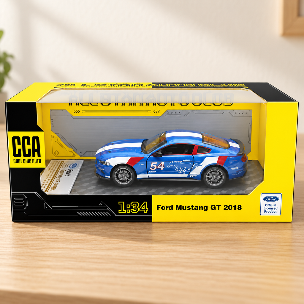 CCA Ford Mustang GT 2018 Model Car – 1:34 Scale — lifestyle display