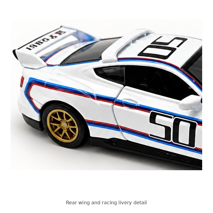 CCA BMW 3.0 CSL Racing Model Car — Rear wing and racing livery detail