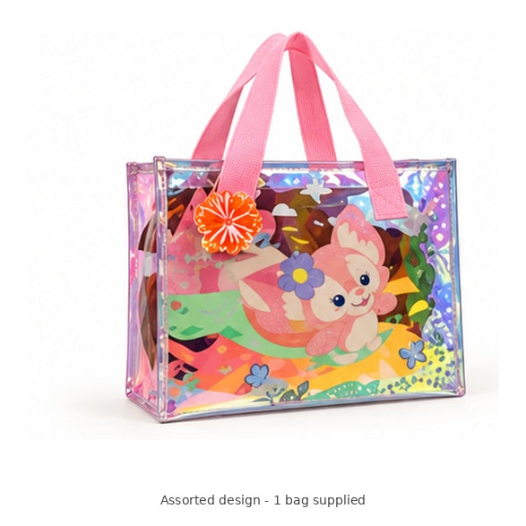 Holographic Character Tote Bag – Assorted Designs, 1 Bag — Assorted design - 1 bag supplied