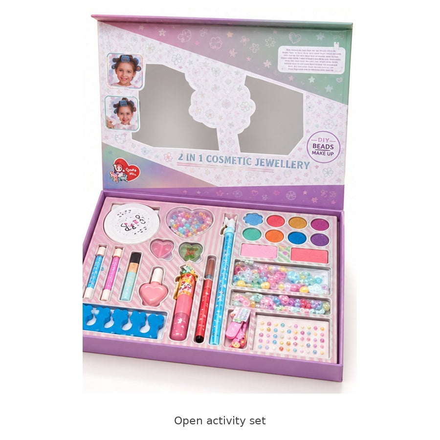 2-in-1 Cosmetics & Jewellery Activity Set – LD-6148 — Open activity set
