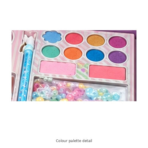 2-in-1 Cosmetics & Jewellery Activity Set – LD-6148 — Colour palette detail