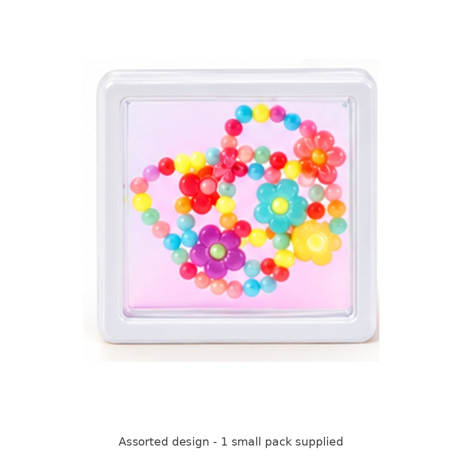Beaded Fashion Jewellery Set – Assorted, 1 Pack — Assorted design - 1 small pack supplied