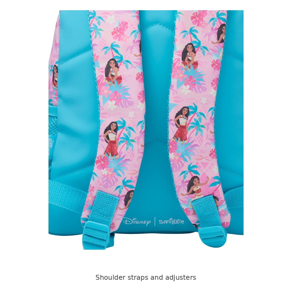 Smiggle Moana School Backpack – Medium — Shoulder straps and adjusters