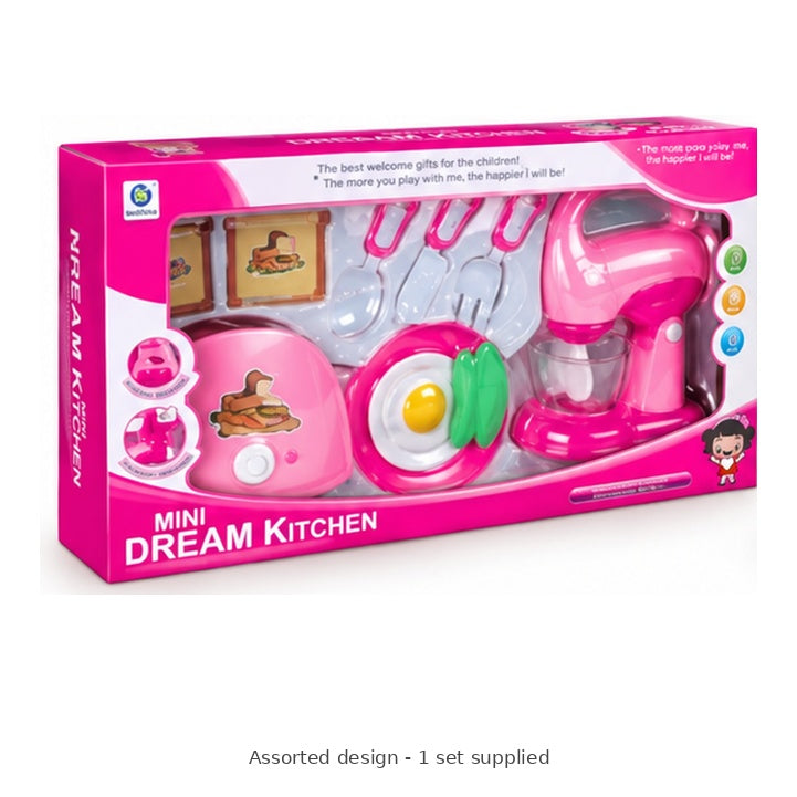 Mini Kitchen Pretend Play Set – Assorted, 1 Set — Assorted design - 1 set supplied